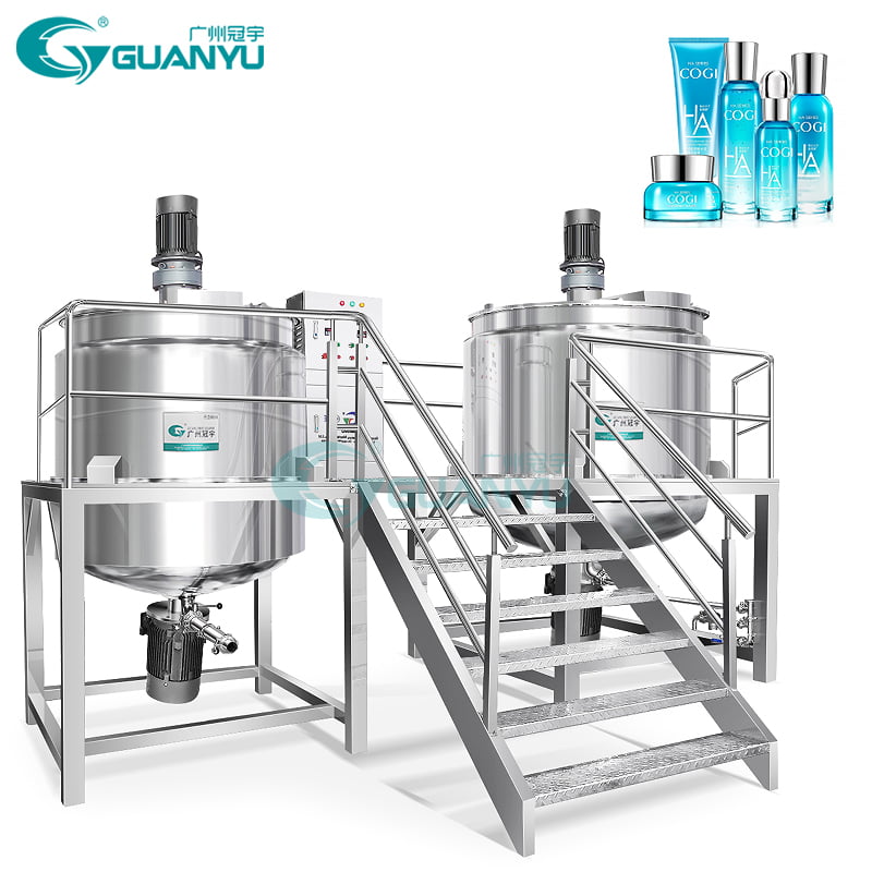 Detergent Processing Line Shampoo Mixer Tank Liquid Soap Manufacturing Plant Mixing Machine Company - GUANYU