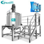 Liquid detergent mixer tank shower gel making machine Mixing Tank/Agitator/Reactor GUANYU