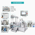 200L Hydraulic Lifting Vacuum Cream Cosmetic Mixing Making Homogeneous Emulsifying Machine company