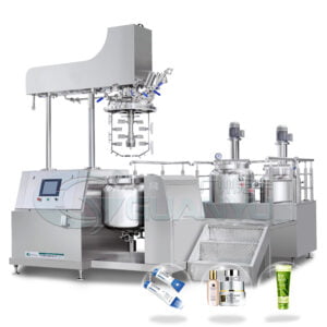 Best Vacuum Mixer Vacuum Homogenizing Emulsifying Machine Lotion Cream Cosmetics Making Machine Company - GUANYU
