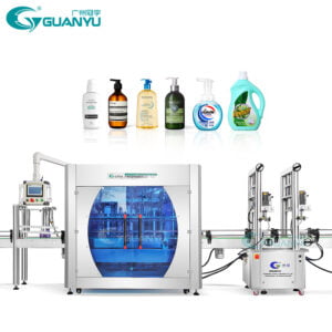 Quality Cosmetic Cream Bottle Filler Shampoo Servo Filling Machinery Filling Machine Manufacturer | GUANYU