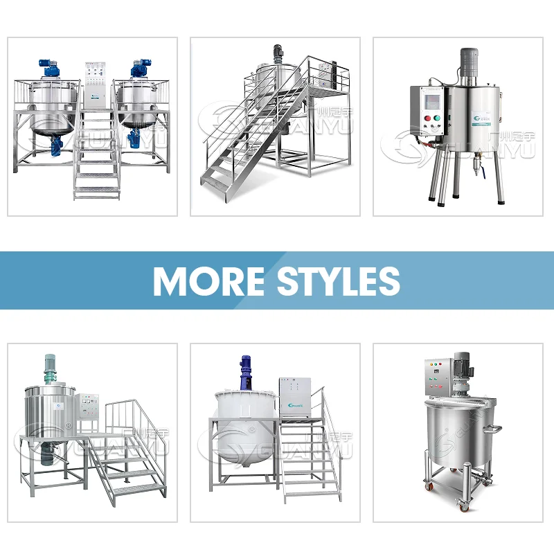 Best Shower Gel Mixer Hand Sanitizer Liquid Chemical Mixing Tank Liquid Soap Making Machine Company - GUANYU  in  Guangzhou
