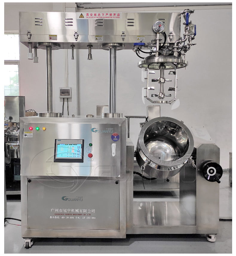 vacuum homogenizer emulsifying