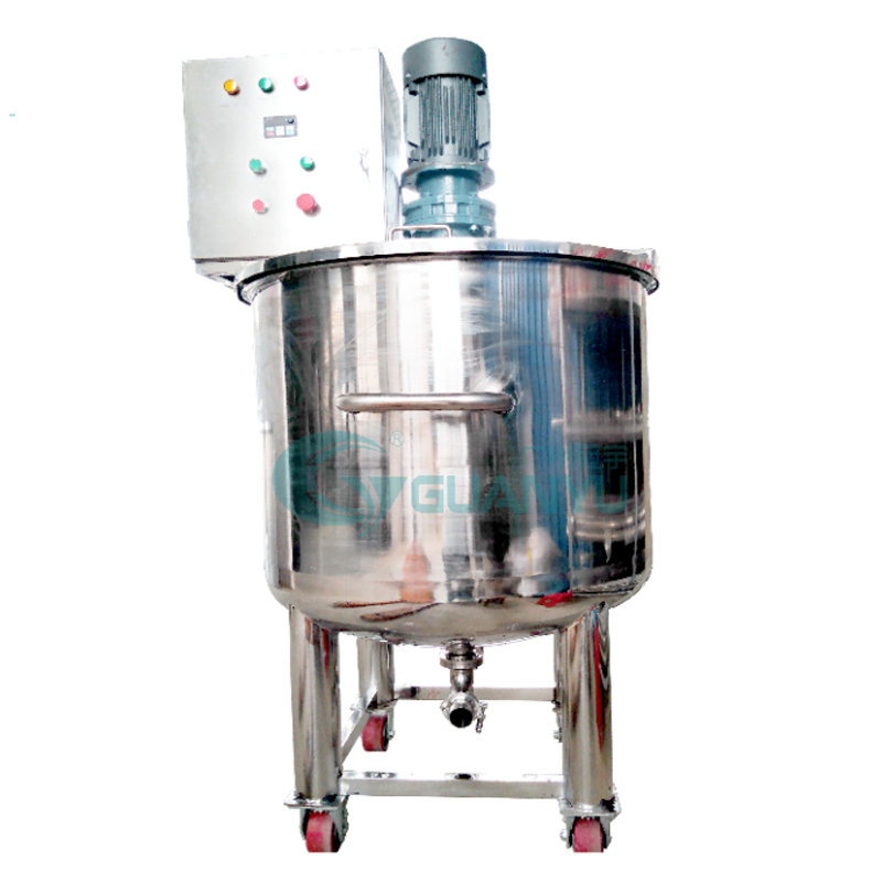 Best Small scale tank agitator for cosmetic lotion stirring shampoo heated vessel mixer Company - GUANYU