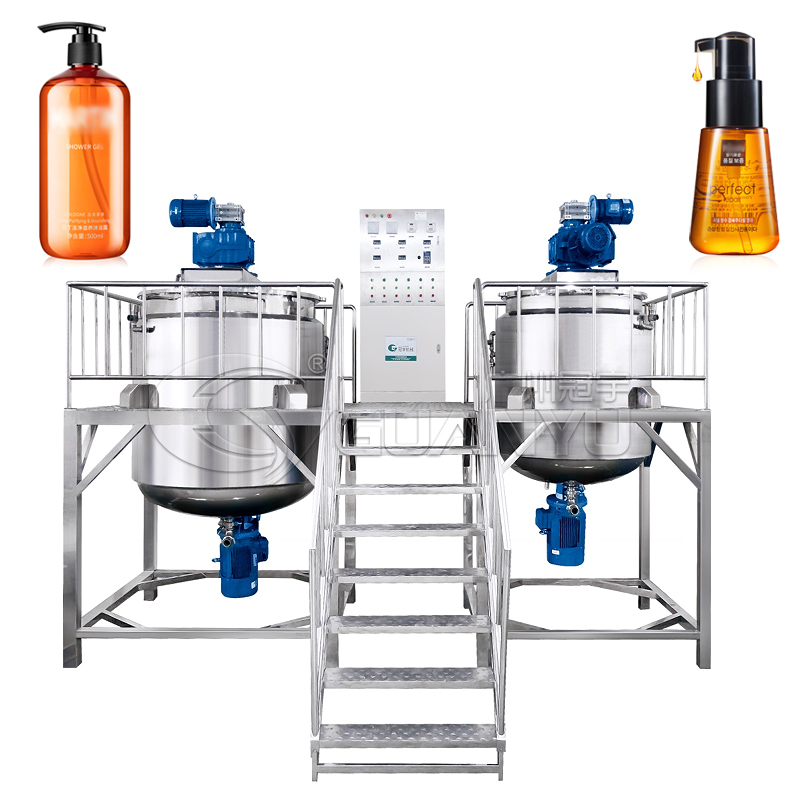 Best Mixing equipment High-speed homogenizer heating device Liquid detergent mixer Company - GUANYU