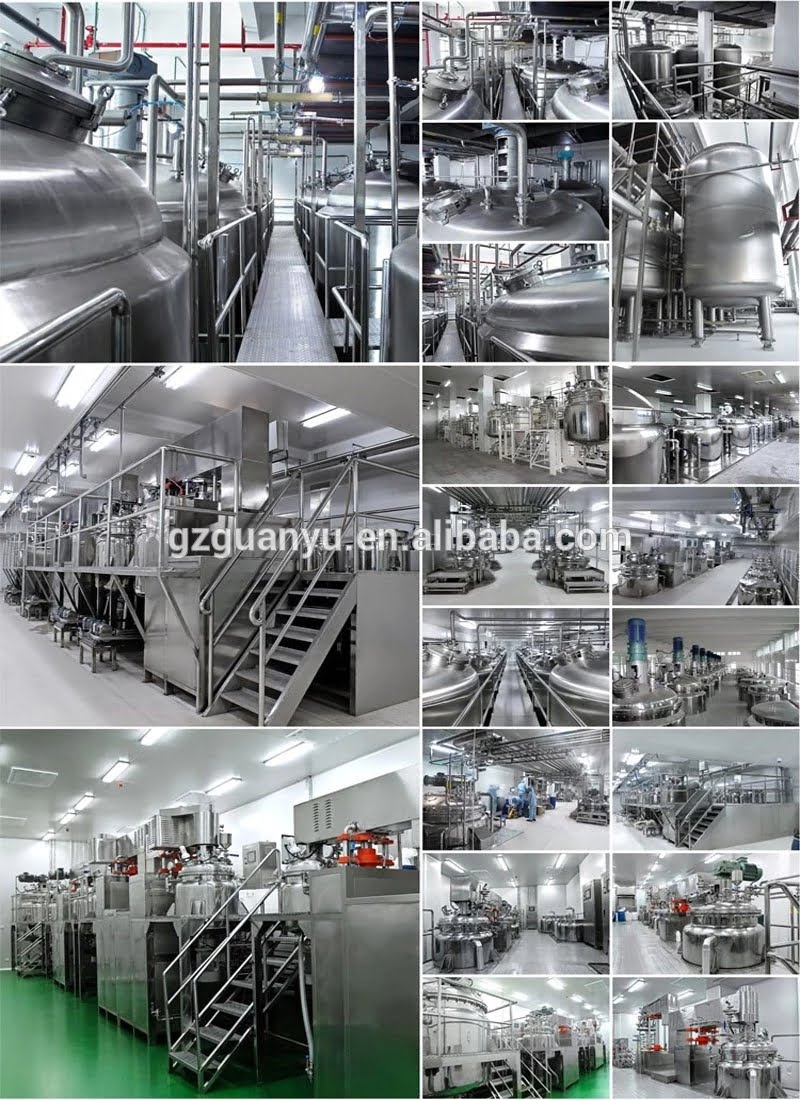 vacuum emulsifying mixer machine