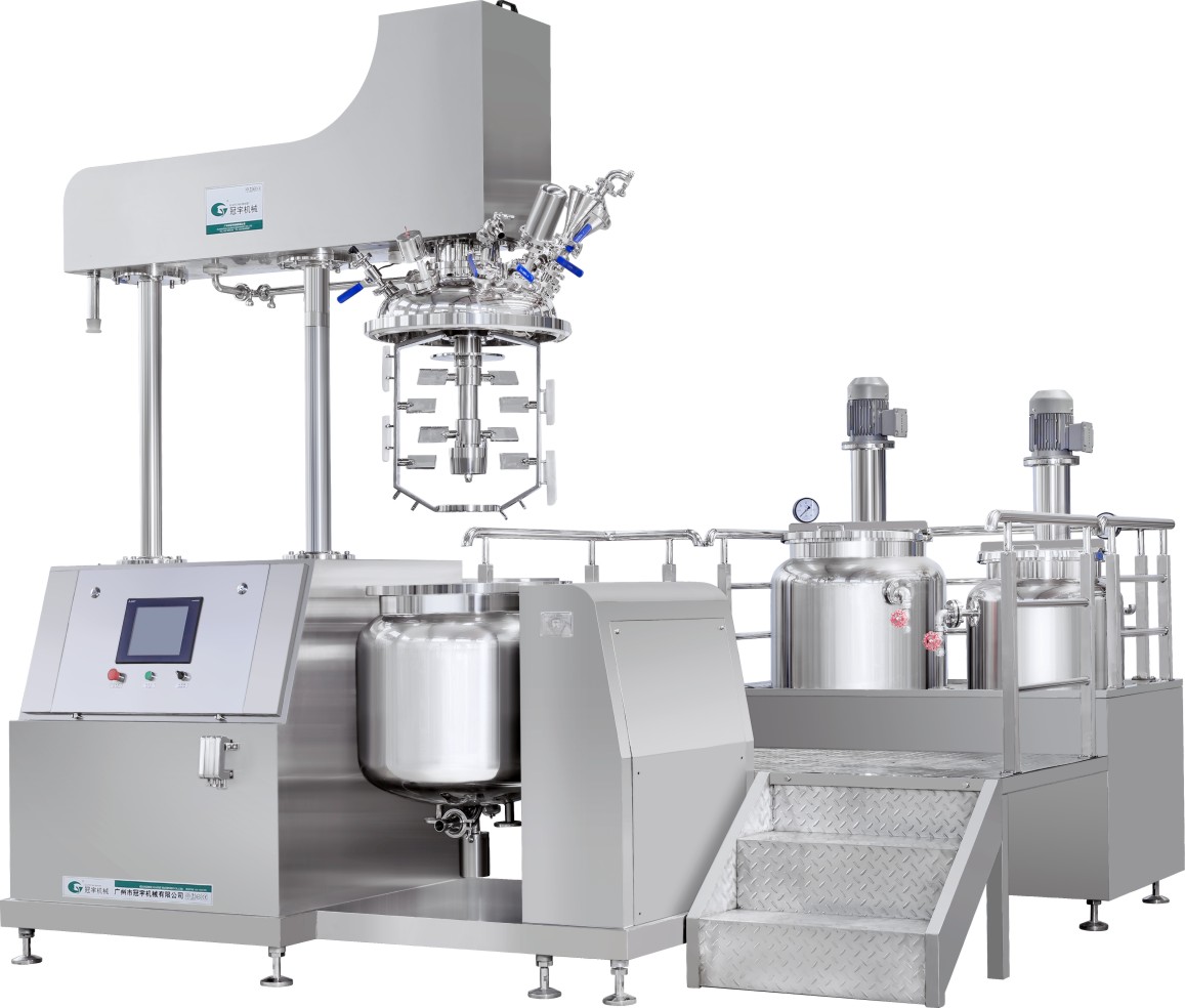 Quality Butter Lotion Mixer Machine Vacuum Emulsifying Machine Manufacturer | GUANYU price