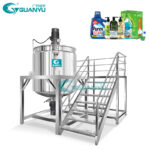 Best Mixing Tank Homogenizing Soap Making Machine Liquid Cosmetic Cream Mixer Shampoo Company - GUANYU