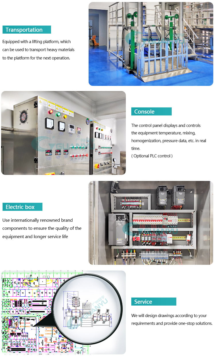 Vacuum Emulsifying Mixer