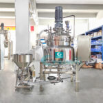 Quality Liquid Gel Shampoo Cream Mixer Blending Electric Heated Mixing Tank with Agitator Manufacturer | GUANYU  in  Guangzhou