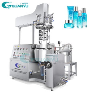 Quality Vacuum Mixer Vacuum Homogenizing Emulsifying Machine Lotion Cream Cosmetics Making Machine Manufacturer | غوانيو
