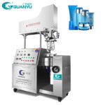 Vacuum Homogenizer Mixer Body Lotion Blender Cosmetic Cream Making Machine Emulsifier Lab Homogenizer GUANYU