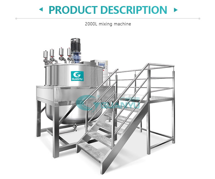 Best Shampoo Mixing Machine industrial mixers manufacturers Hand Wash Shower Gel Liquid Detergent Soap Mixer Company - GUANYU