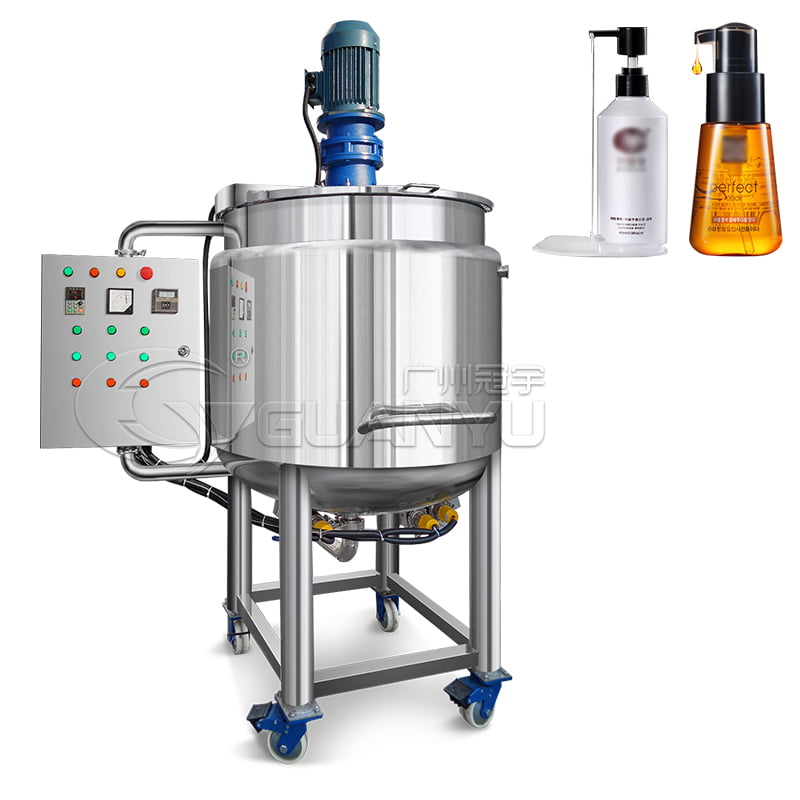 Best Cosmetics Lotion Cream Paste mixer tank with Agitator high shear homogenizer mixing equipment Company - GUANYU