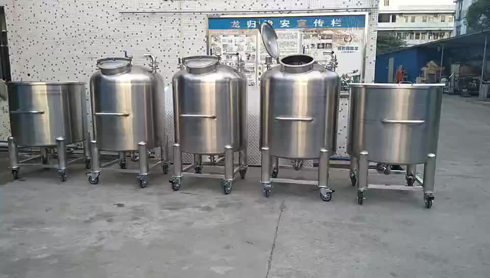 Best Stainless Steel GMP Standard Tank Liquid Food Beverage Static Reaction Storage Tank Series Company - GUANYU