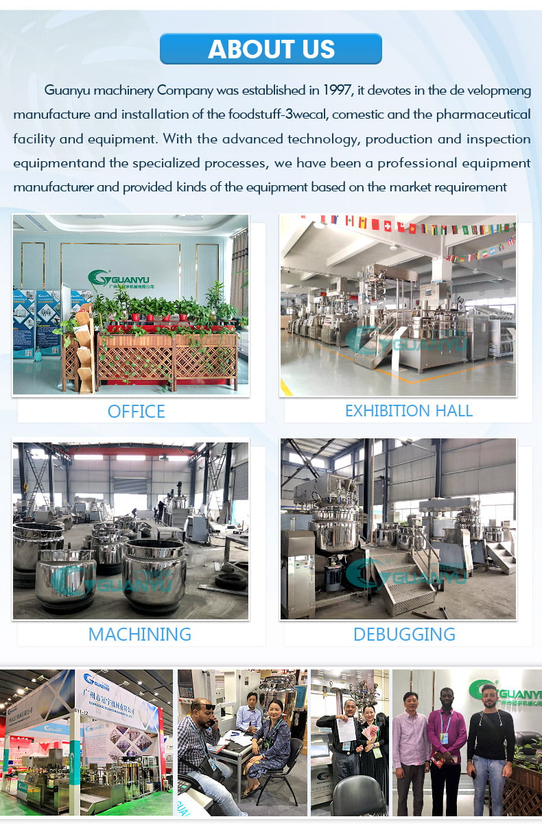 vacuum emulsifier homogenizer