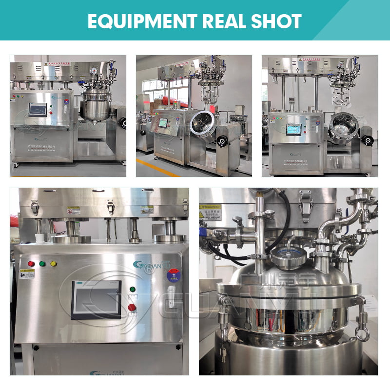 Quality Vacuum Homogenizer Mixer Skincare Cream Making Machine Vacuum Emulsifying Machine Manufacturer | GUANYU company