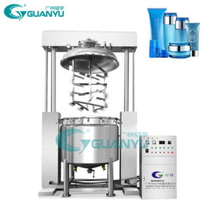 Quality Cosmetic Cream Ointment Processing Machine Vacuum Homogenizing Emulsifying Mixer Manufacturer | กวานยู