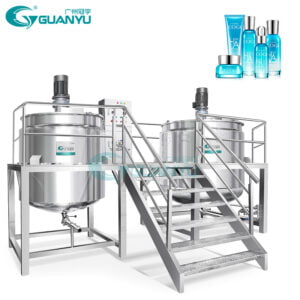 Best liquid mixer body cream making machine mixing tank with agitator homogenizer equipment Company - غوانيو
