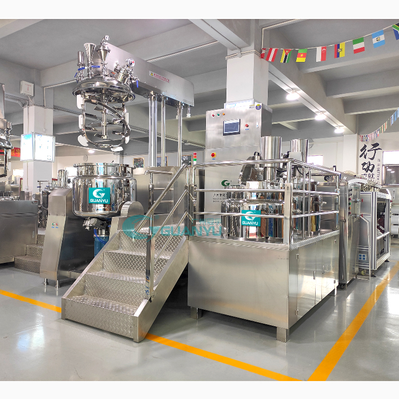 Quality Homogenizer Emulsifier Vacuum Cosmetic Emulsion Production Line Manufacturer | GUANYU factory