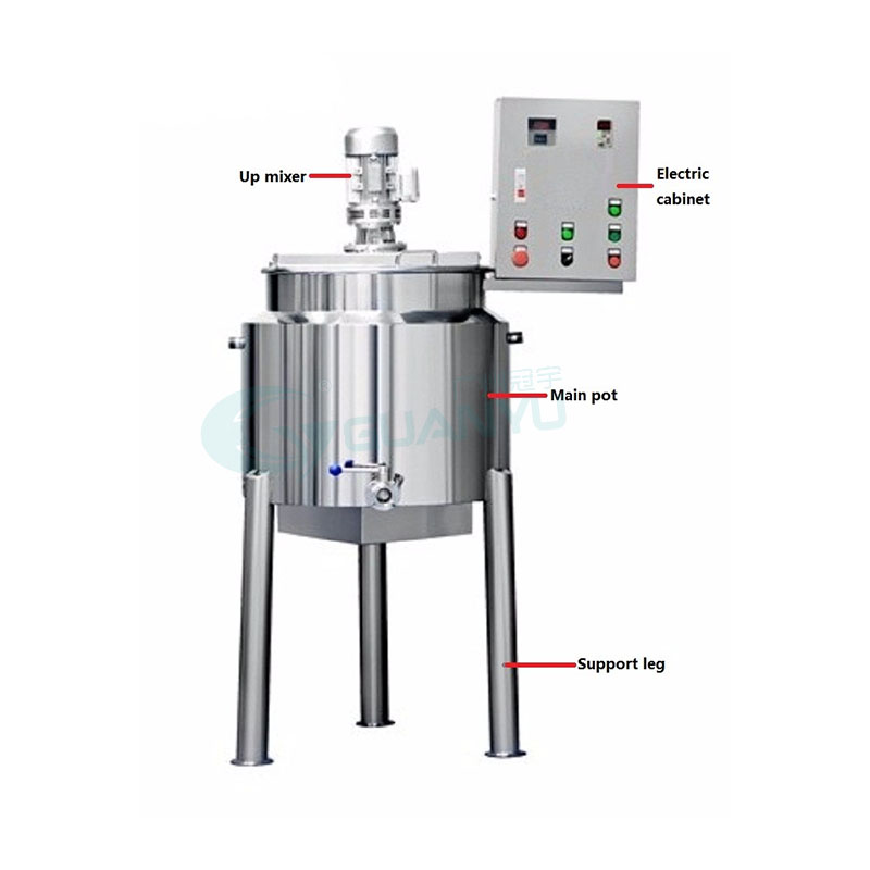 Best Soap Making Machine Chemicals Liquid Heating Homogenizing Mixer Company - GUANYU manufacturer