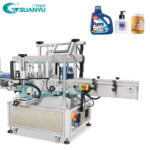 Automatic Double-faced Round and Flat Product Pasting Plastic Bottle Sticker Labeling Machine
