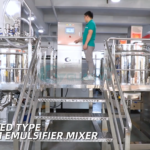 500L Industrial stainless steel vacuum emulsifying mixer pharmaceutical cream mixing machine GUANYU price