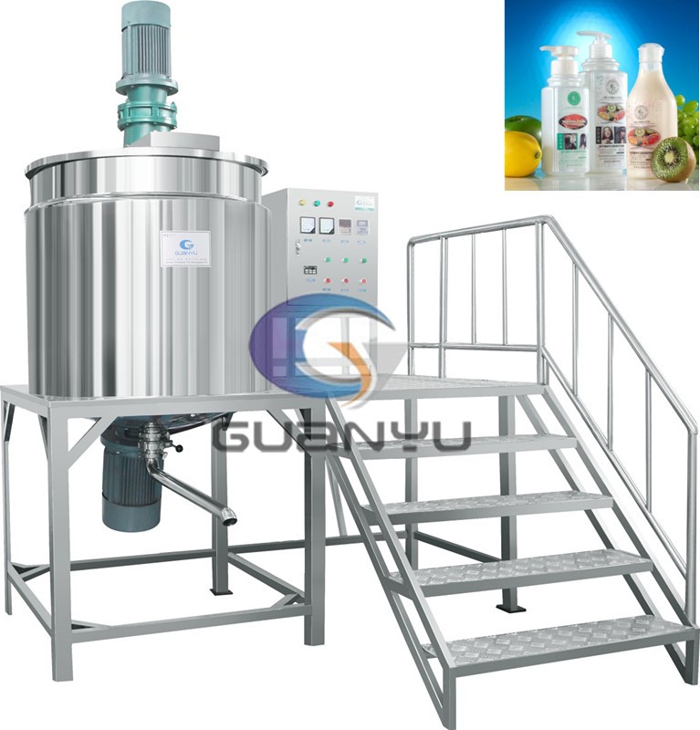 Quality Stainless Steel Mixing Tank Liquid Soap Single Layer Mixing Vessel Liquid Detergent Mixer Manufacturer | GUANYU