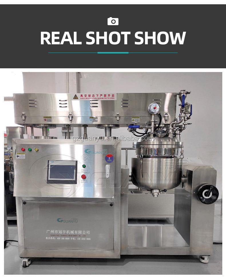 vacuum homogenizer emulsifying