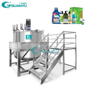 Best Mixing Tank Detergent Making Machine Heating Tank Liquid Soap Mixer Homogenizer Company - غوانيو