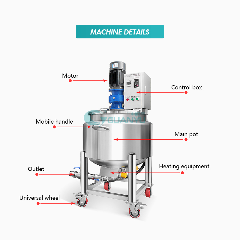 Best Liquid Soap Mixer Making Manufacturing Machine Mixer Liquid detergent mixer Company - GUANYU price