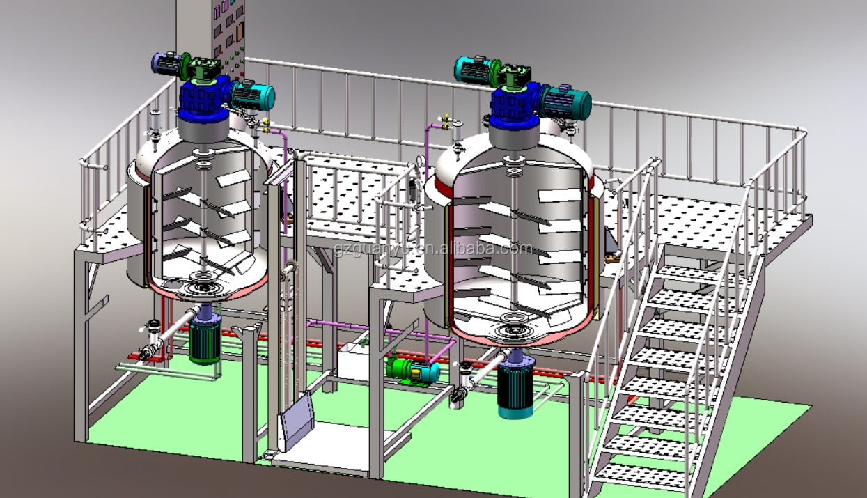 Cosmetic cream making machine