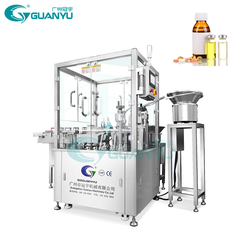 Best Pharmaceutical Vial Filling Machine Glass Injection Vials Ampule  Tiny Bottles Filling Machine Company - GUANYU
