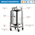 Best stainless steel storage tank shampoo storage storage tank 100000 liter Storage Tank Company - GUANYU price