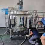 Customized Hair Wax Making Machine Cosmetic Liquid Lotion Mixer manufacturers From China | GUANYU manufacturer