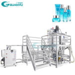 Quality Hydraulic Lift Anchor Blending Pharmaceutical Cosmetic Vacuum Emulsifying Mixer Manufacturer | GUANYU