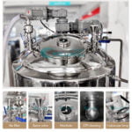 Quality Shampoo Mixing Machine Cream Making Machine Vacuum Emulsifying Mixer Manufacturer | GUANYU price