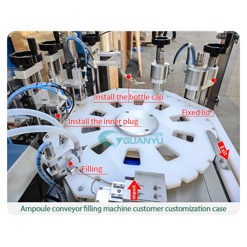 Vial Liquid Automatic Filling Sealing Machine Injection Filling Capping Machine Small Bottle Medicine Filler manufacturer