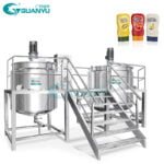 High Pressure Mayonnaise Homogenizer Penut Butter Making Machine Blending Mixer Liquid detergent mixer