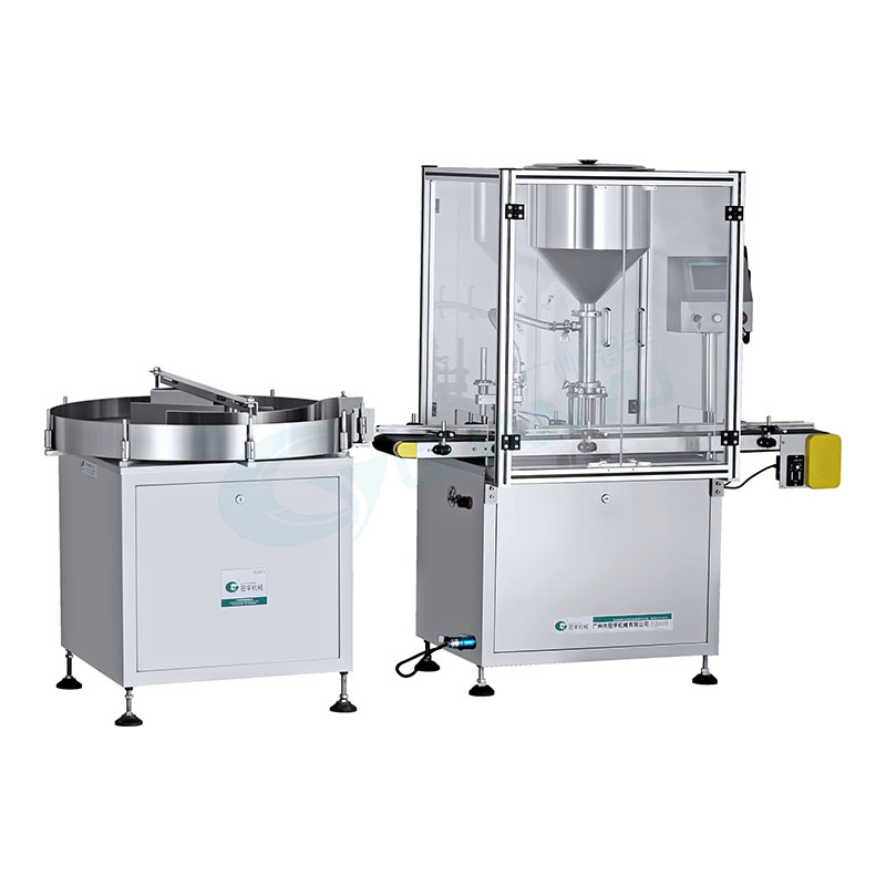 Best Automatic Cream Lotion Filling Machine Double-row straighe line Filling Machine Company - GUANYU company