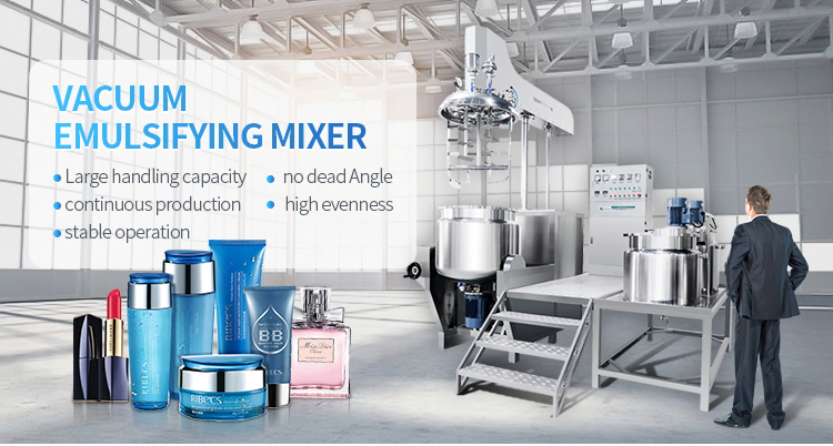 vacuum homogenizing emulsifying mixer Best Petroleum Jelly Mixing Emulsifier Vacuum Emulsifying Mixer Company - GUANYU