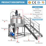 Quality Liquid soap making machine with agitator Jacket Liquid detergent mixer Manufacturer | GUANYU