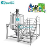 Stainless Steel mixer tank Toothpaste Detergent Production Equipment Line Shampoo Liquid Soap Making Machine