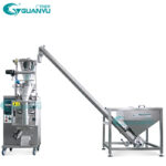 Semi Automatic Powder Filling Machine Coffee Chili Pepper Milk Powder With Weight Auger Manufacturer | GUANYU factory