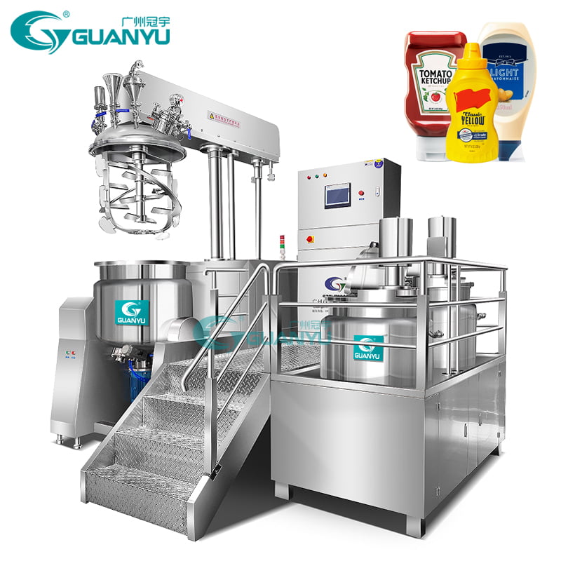 CE ISO Vacuum Homogenizer Machine Screen Cleaner Cream Paste Making Mixing Emulsifying Machine Mixer Equipment