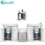High quality 500L 800L software PLC control hydraulic lifting vacuum emulsifier mixer machine industrial cosmetic cream