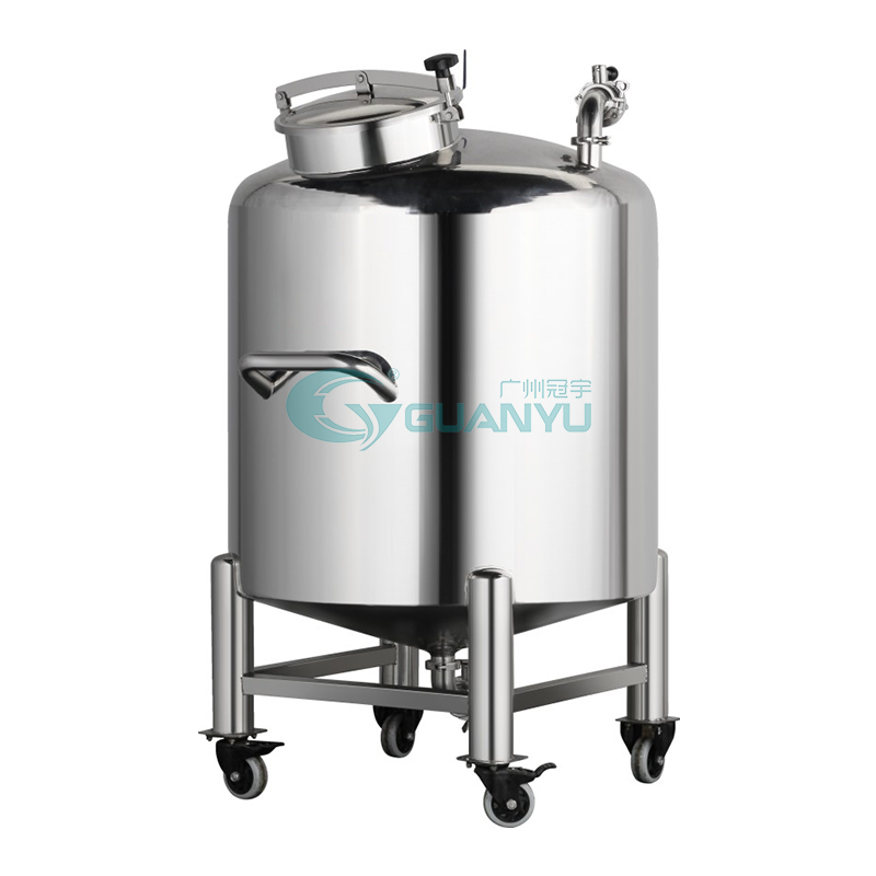 High Quality 100L 200L 300L 500L Stainless Steel Liquid Movable Storage Tank For Industry Cooling Tank company