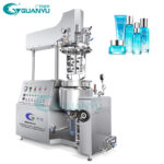 Chemical cosmetic gel 50L vacuum emulsifying mixer machine lotion making machine cream production equipment