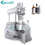 Chemical cosmetic gel 50L vacuum emulsifying mixer machine lotion making machine cream production equipment  in  Guangzhou