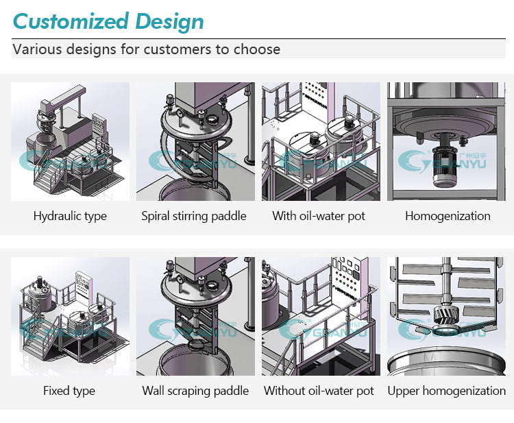 homogenizing emulsifying tank